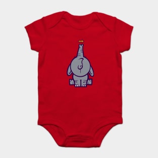 Peanut The Elephant Baby Bodysuit